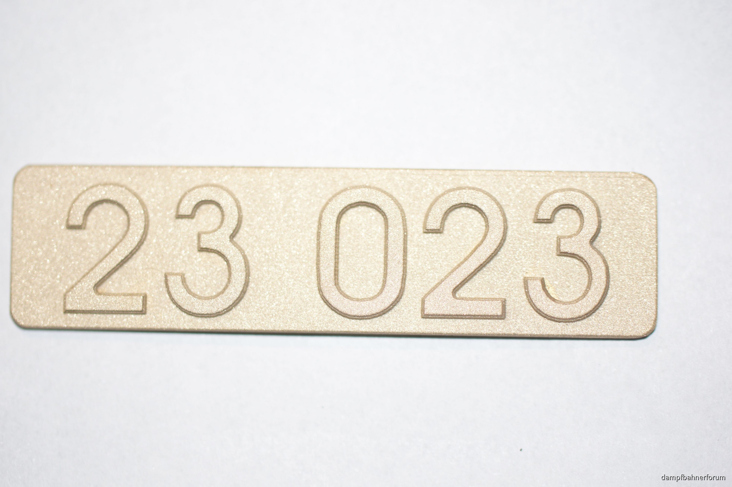 Schild für eine 23iger