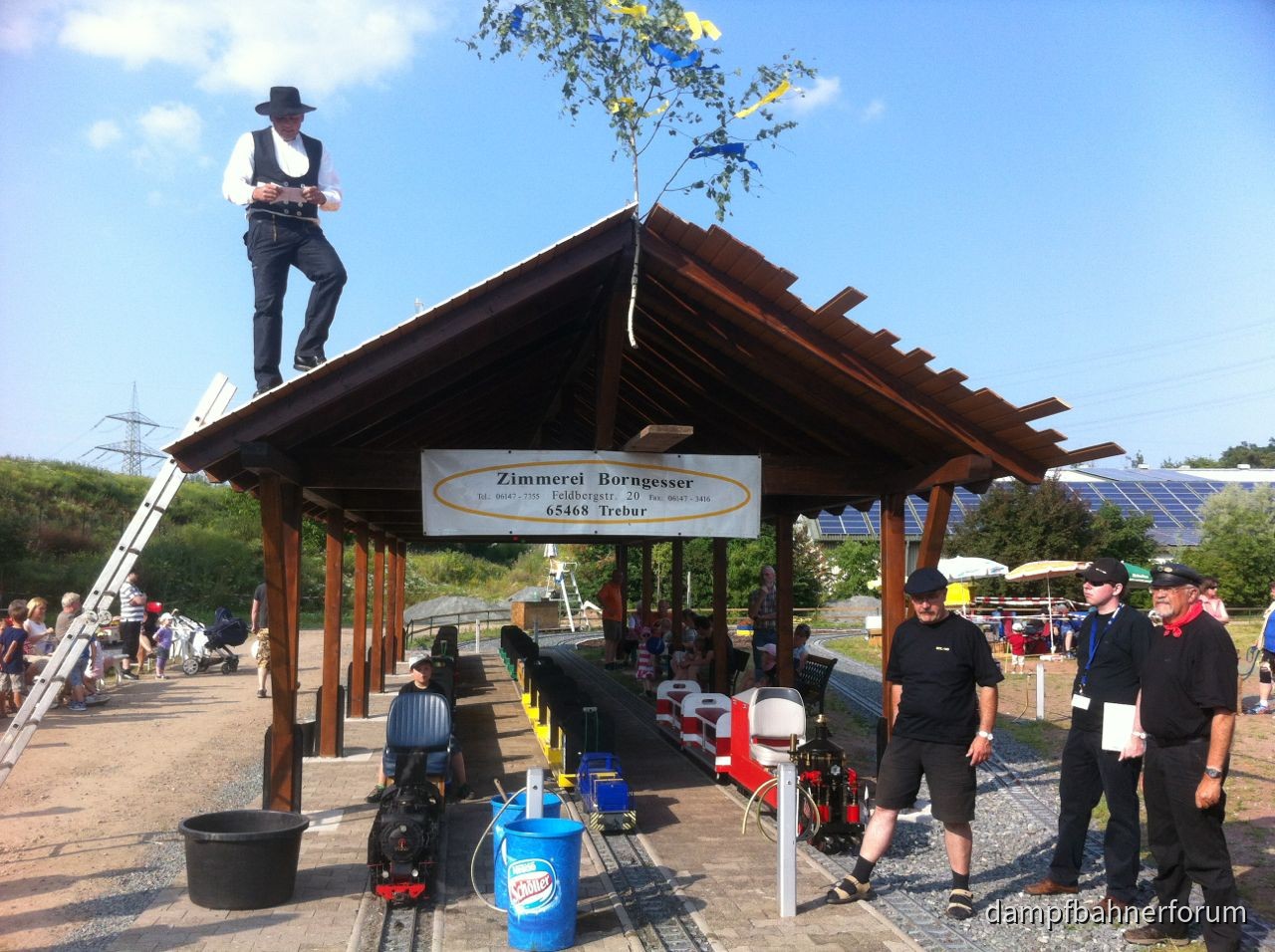 Richtfest beim ESV Bischofsheim